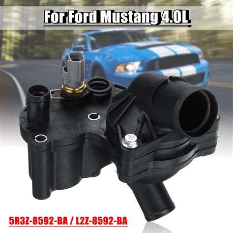 2010 mustang metal thermostat housing|2010 FORD MUSTANG 4.0L V6 Thermostat Housing / Water .